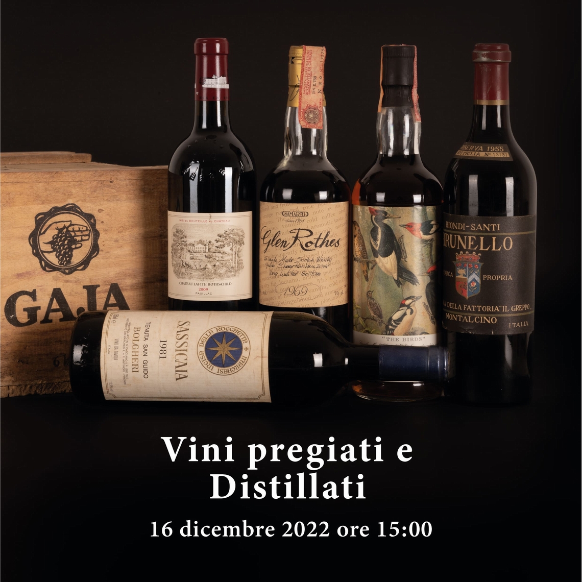 Asta 15: Vini Pregiati e Distillati
