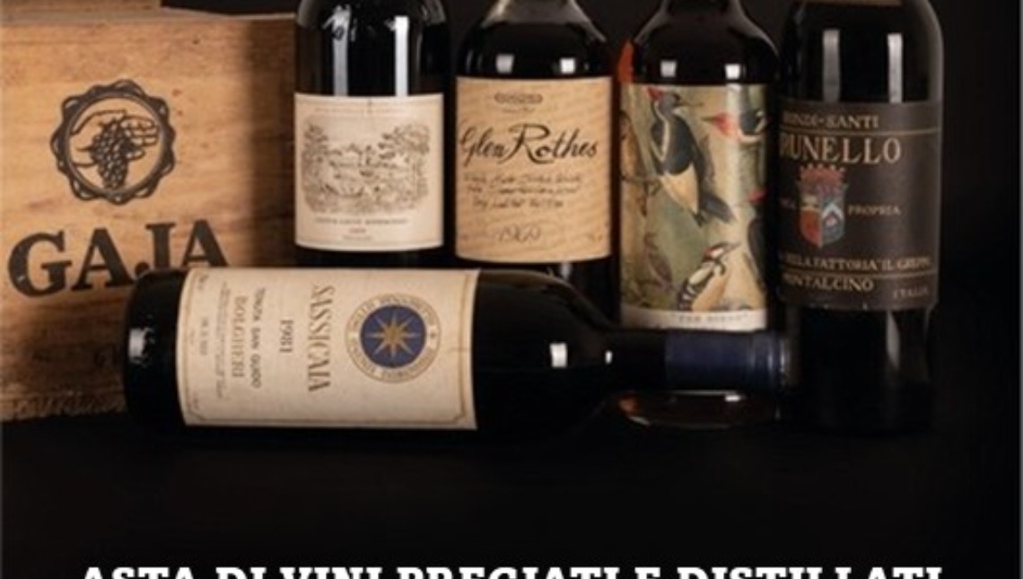 ASTA DI VINI PREGIATI E DISTILLATI
